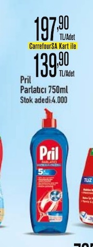 Pril Parlatıcı 750Ml