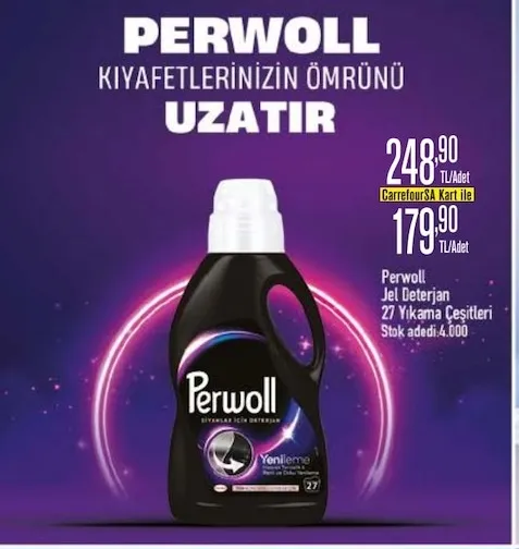 Perwoll Jel Deterjan 27 Yıkama Çeşitleri