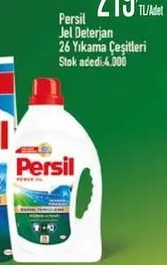 Persil Jel Deterjan 26 Yıkama Çeşitleri