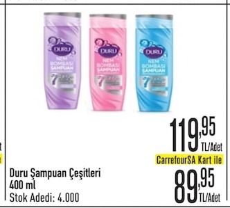 Duru Şampuan Çeşitleri 400 Ml