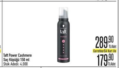 Taft Power Cashmere Saç Köpüğü 150 Ml