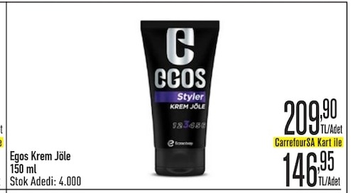 Egos Krem Jöle 150 Ml