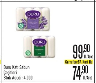 Duru Katı Sabun Çeşitleri