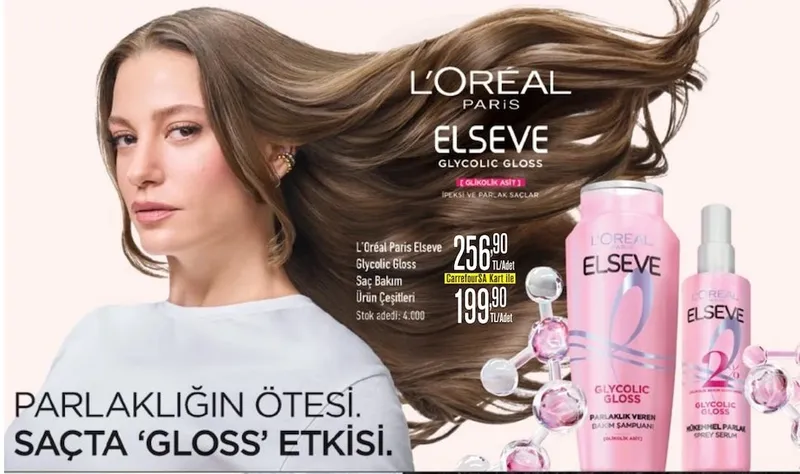 L'Oréal Paris Elseve Glycolic Gloss Saç Bakım Ürün Çeşitleri
