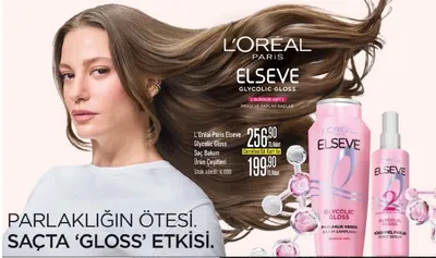L'Oréal Paris Elseve Glycolic Gloss Saç Bakım Ürün Çeşitleri