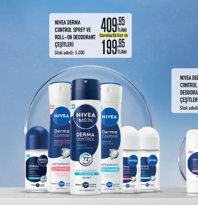 Nivea Derma Control Sprey Ve Roll-On Deodorant Çeşitleri