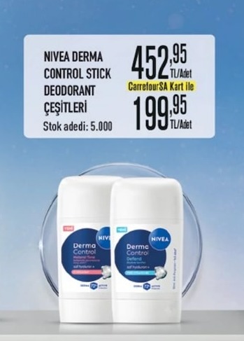 Nivea Derma Control Stick Deodorant Çeşitleri