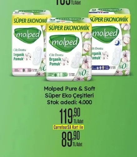 Molped Pure & Soft Süper Eko Çeşitleri