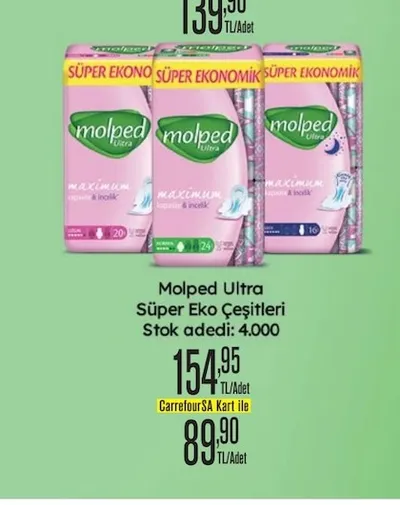 Molped Ultra Süper Eko Çeşitleri