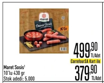 Maret Sosis 10'Lu 430 Gr