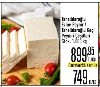 Tahsildaroğlu Ezine Peynir / Tahsildaroğlu Keçi Peyniri Çeşitleri