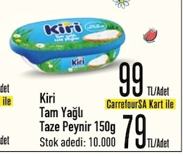 Kiri Tam Yağlı Taze Peynir 150G