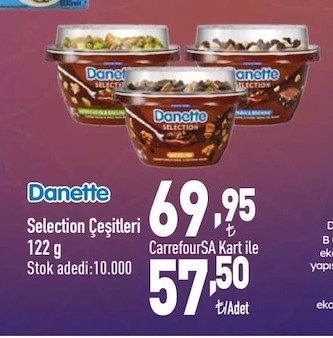 Danette Selection Çeşitleri 122 G