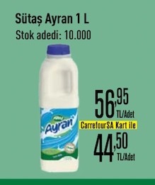Sütaş Ayran 1 L