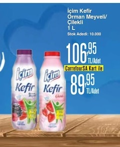 Içim Kefir Orman Meyveli/ Çilekli 1 L
