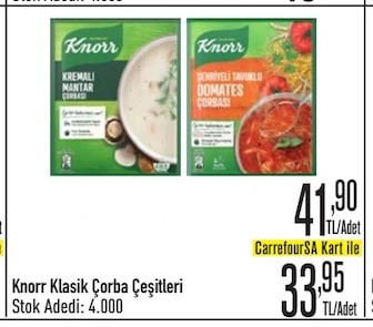 Knorr Klasik Çorba Çeşitleri