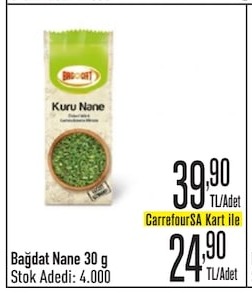 Bağdat Nane 30 G
