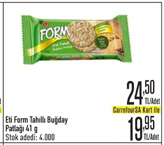 Eti Form Tahıllı Buğday Patlağı 41 G