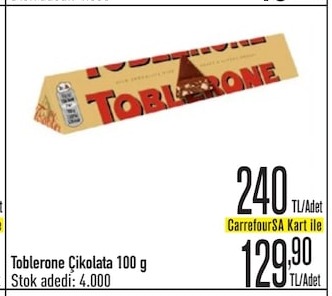 Toblerone Çikolata 100 G