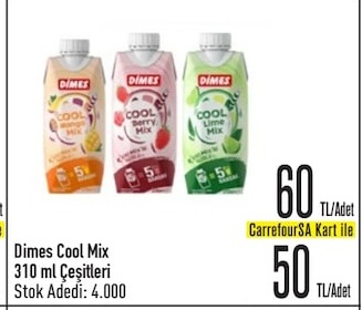 Dimes Cool Mix 310 Ml Çeşitleri