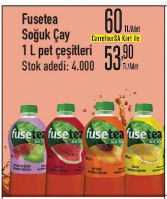 Fuzetea Soğuk Çay 1 L Pet Çeşitleri
