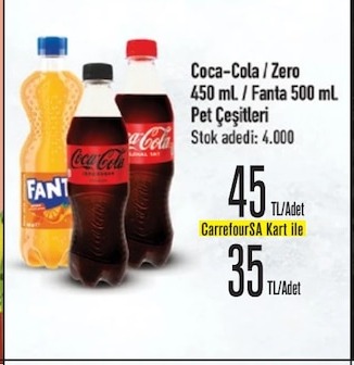 Coca-Cola / Zero 450 Ml / Fanta 500 Ml Pet Çeşitleri