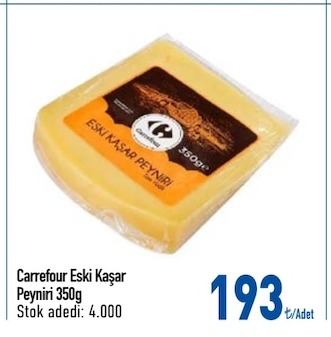 Carrefour Eski Kaşar Peyniri 350G