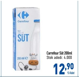 Carrefour Süt 200Ml