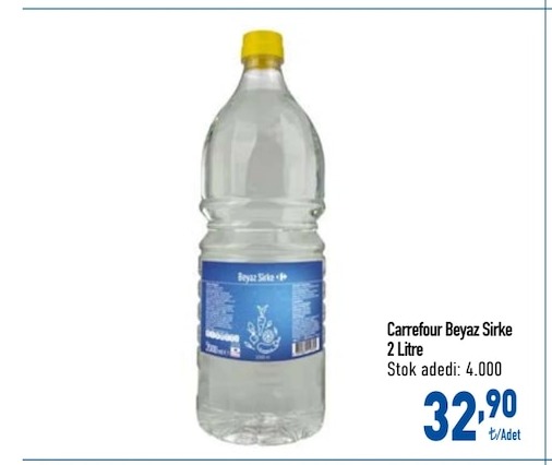 Carrefour Beyaz Sirke 2 Litre