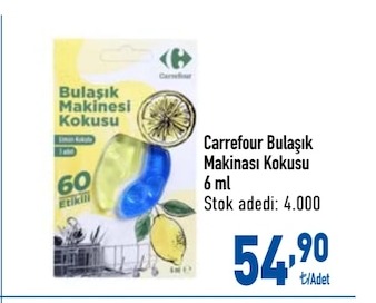 Carrefour Bulaşık Makinesi Kokusu 6 Ml