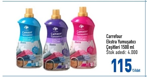 Carrefour Ekstra Yumuşatıcı Çeşitleri 1500 Ml