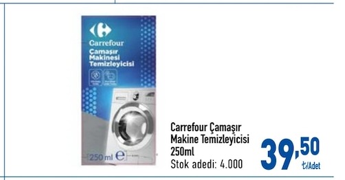 Carrefour Çamaşır Makine Temizleyicisi 250Ml