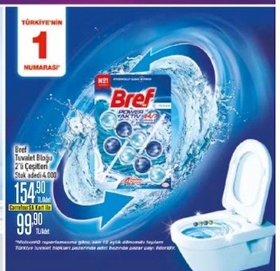 Bref Tuvalet Bloğu 2'Li Çeşitleri