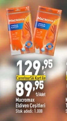 Macromax Eldiven Çeşitleri