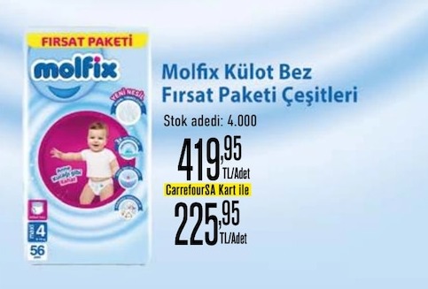 Molfix Külot Bez Fırsat Paketi Çeşitleri