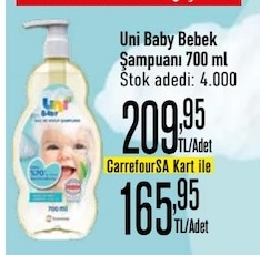Uni Baby Bebek Şampuanı 700 Ml
