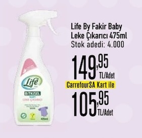 Life By Fakir Baby Leke Çıkarıcı 475Ml