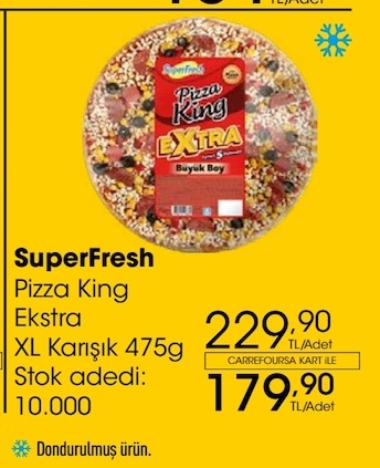 Superfresh Pizza King Ekstra Xl Karışık 475G