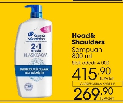 Head& Shoulders Şampuan 800 Ml