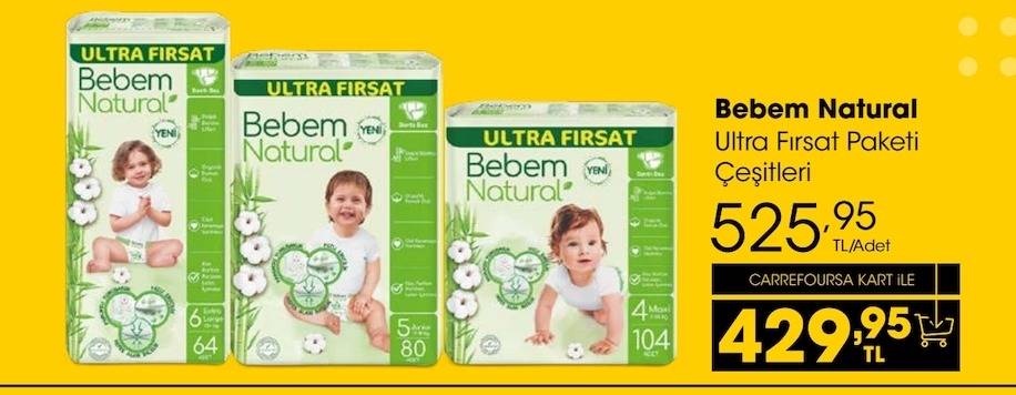 Ultra Firsat Bebem Natural Bebek Bezi