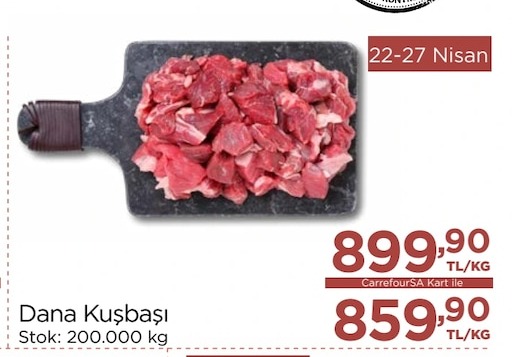 Dana Kuşbaşı 1 Kg
