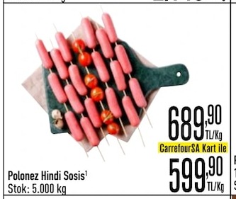 Polonez Hindi Sosis 5.000 Kg