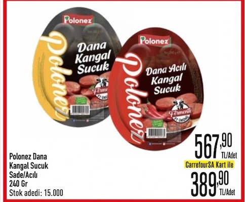 Polonez Dana Kangal Sucuk 240 Gr