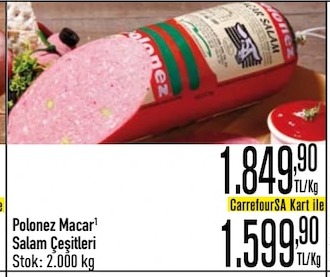 Polonez Macar Salam Cesitleri