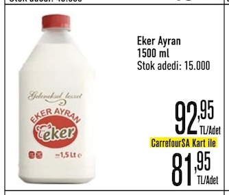 Eker Ayran 1500 Ml