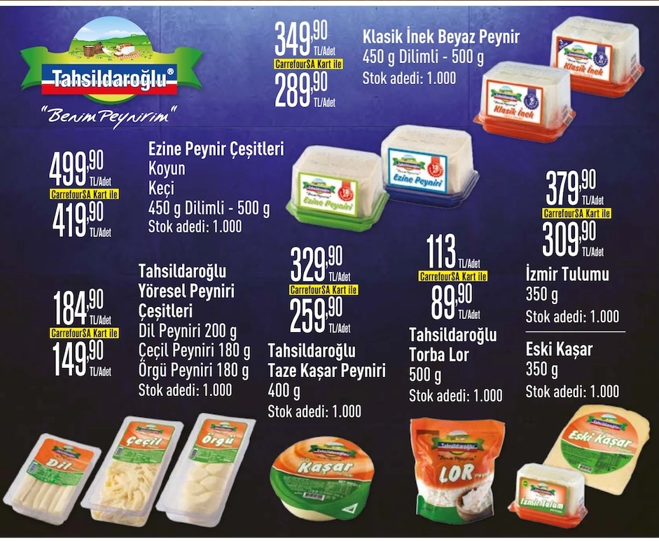 Tahsildaroğlu Klasik Inek Beyaz Peynir 450 G