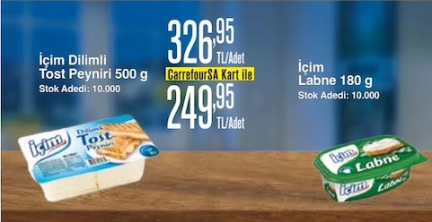 İçim Dilimli Toast Peyniri 500 G