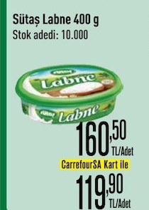 Sütaş Labne 400 G