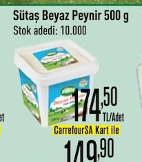 Sütaş Beyaz Peynir 500 G