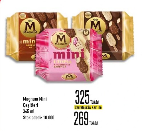 Magnum Mini Çeşitleri 345 Ml